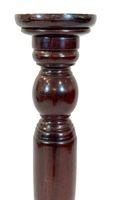 Lot 107 - Turned Wooden Pedestal.