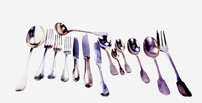 Lot 321 - Christofle Silver Plate Cutlery Service.