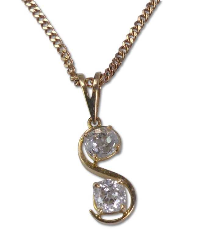 Lot 274 - Diamond Pendant and Chain.