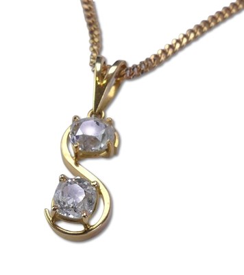 Lot 274 - Diamond Pendant and Chain.