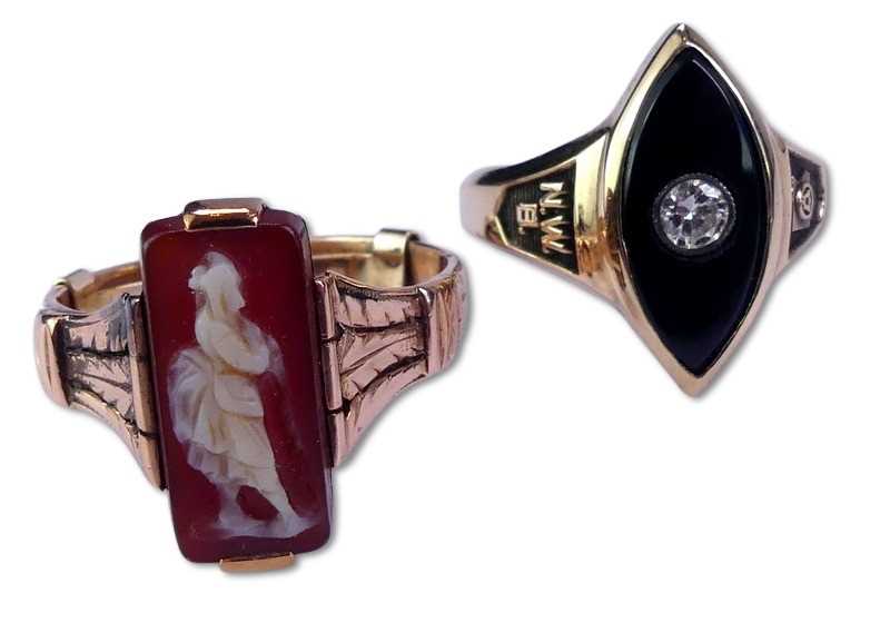 Lot 251 - A Pair of Gemset Rings.
