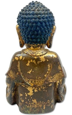 Lot 184 - Bronze Seated Buddha Shakyamuni.