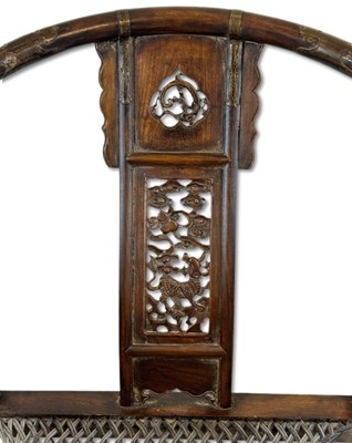 Lot 136 - Pair of Chinese Horseshoe-Back Folding Chairs.