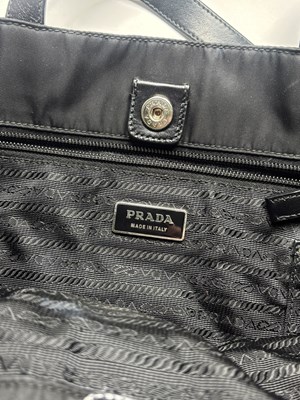 Lot 173 - Prada Tessuto Black Tote Bag.