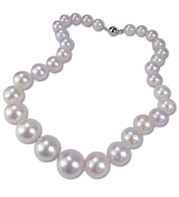 Lot 283 - Strand of South Sea Pearls.