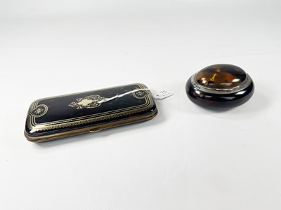 Lot 194 - 2 x Tortoiseshell items.