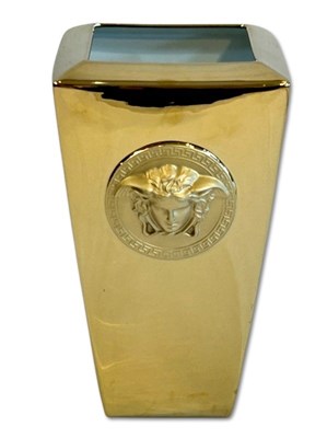 Lot 174 - Rosenthal Golden Versace Vanity Vase.