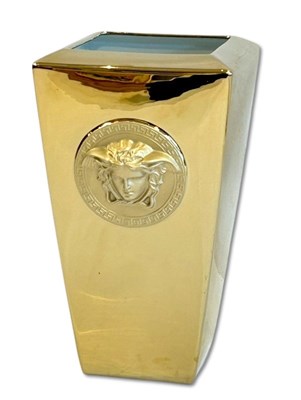 Lot 174 - Rosenthal Golden Versace Vanity Vase.