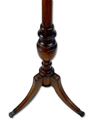 Lot 106 - Mahogany Standing Floor Lamp.