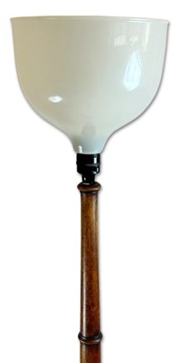 Lot 106 - Mahogany Standing Floor Lamp.