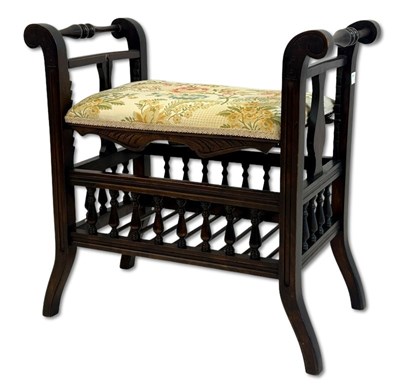 Lot 178 - Victorian Mechanical Piano Stool.