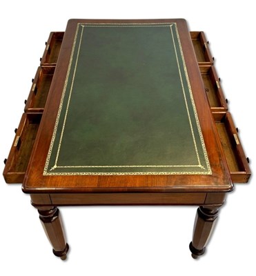 Lot 130 - Rare Cedar Partner Desk.