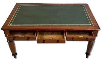 Lot 130 - Rare Cedar Partner Desk.