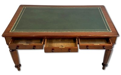 Lot 130 - Rare Cedar Partner Desk.