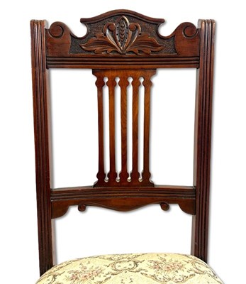 Lot 116 - Four Carved Antique Dining Chairs.
