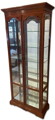 Lot 126 - Rosewood Curio Display Cabinet.