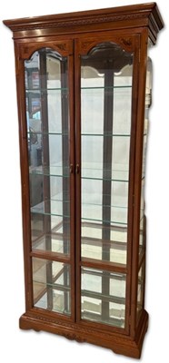 Lot 126 - Rosewood Curio Display Cabinet.