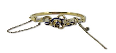 Lot 307 - Enamelled Bangle.