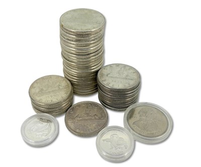 Lot 483 - Canadian Silver Coins