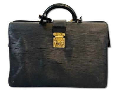 Lot 213 - Louis Vuitton Epi Serviette Fermoir Briefcase.