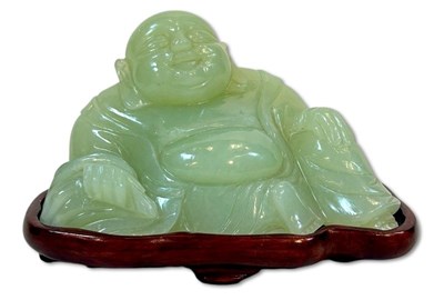 Lot 263 - Chinese Jade Buddha.