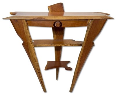 Lot 168 - Bespoke Sheoak Side Table.