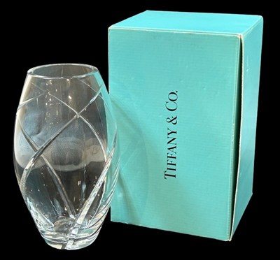 Lot 231 - Tiffany & Co Crystal Vase with Box.