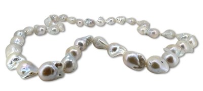 Lot 296 - Strand of Large Pearls.