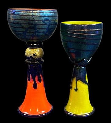 Lot 80 - Alan Fox Goblets.