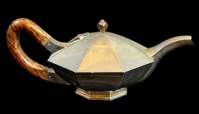 Lot 53 - George Lucas Sterling Silver Teapot.