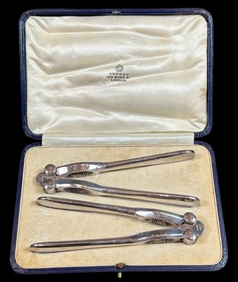 Lot 11 - Asprey Silver Plated Nutcracker Set.