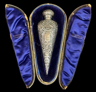 Lot 19 - Victorian Sterling Silver Scent Bottle.