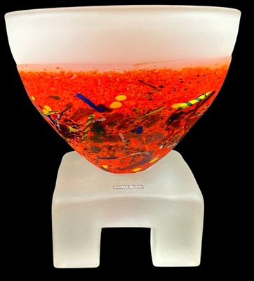 Lot 82 - Bertil Vallien for Kosta Boda Sweden.