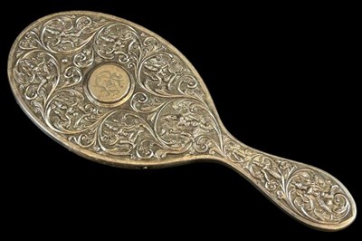 Lot 28 - A Quality 19th Century Silver Mirror.