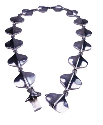 Lot 333 - Georg Jensen Stirling Silver Necklace.