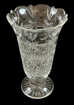 Lot 147 - Waterford Jim O’Leary Footed Large Vase.