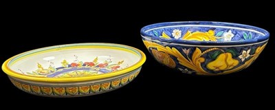Lot 169 - Two Decorated Ceramic Bowls.