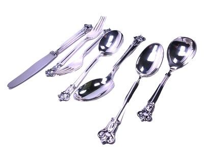 Lot 485 - A Collection of Cohr Silver Cutlery.
