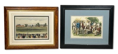 Lot 194 - 2 x Australian Colonial Cricket Scene Prints.