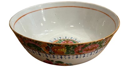 Lot 167 - An Oriental Porcelain Decorative Bowl.