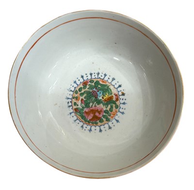 Lot 167 - An Oriental Porcelain Decorative Bowl.