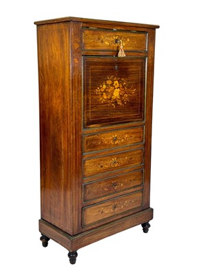 Lot 151 - 19th C. French Marquetry Escritoire.
