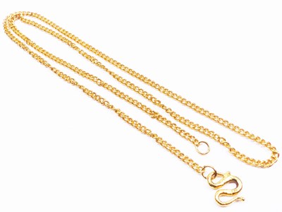 Lot 265 - 23ct Yellow Gold Chain.