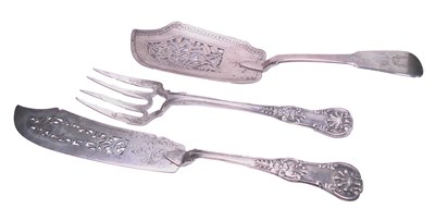 Lot 457 - Sterling Silver Fish Service.
