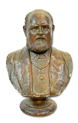 Lot 122 - William Howitt (1846-1928) Lord Forrest Bust.