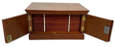 Lot 174 - Edwardian Coin, Specimen Drawer Cabinet.