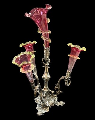 Lot 221 - Victorian Epergne.