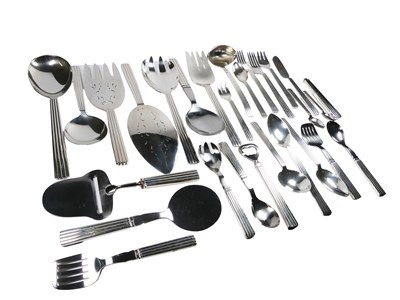 Lot 480 - Sigvard Bernadotte, for Georg Jensen Denmark, Silver Cutlery