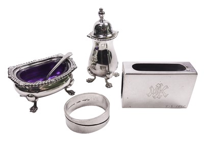 Lot 470 - Various Silver Objects.
