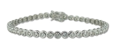 Lot 420 - Diamond Tennis Bracelet.